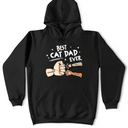 Meilleur papa chien de tous les temps : un coup de poing coloré ! T-shirt personnalisé