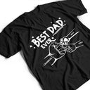 Best Dad Ever Pet And Kid Hand Punch - Personalized T Shirt