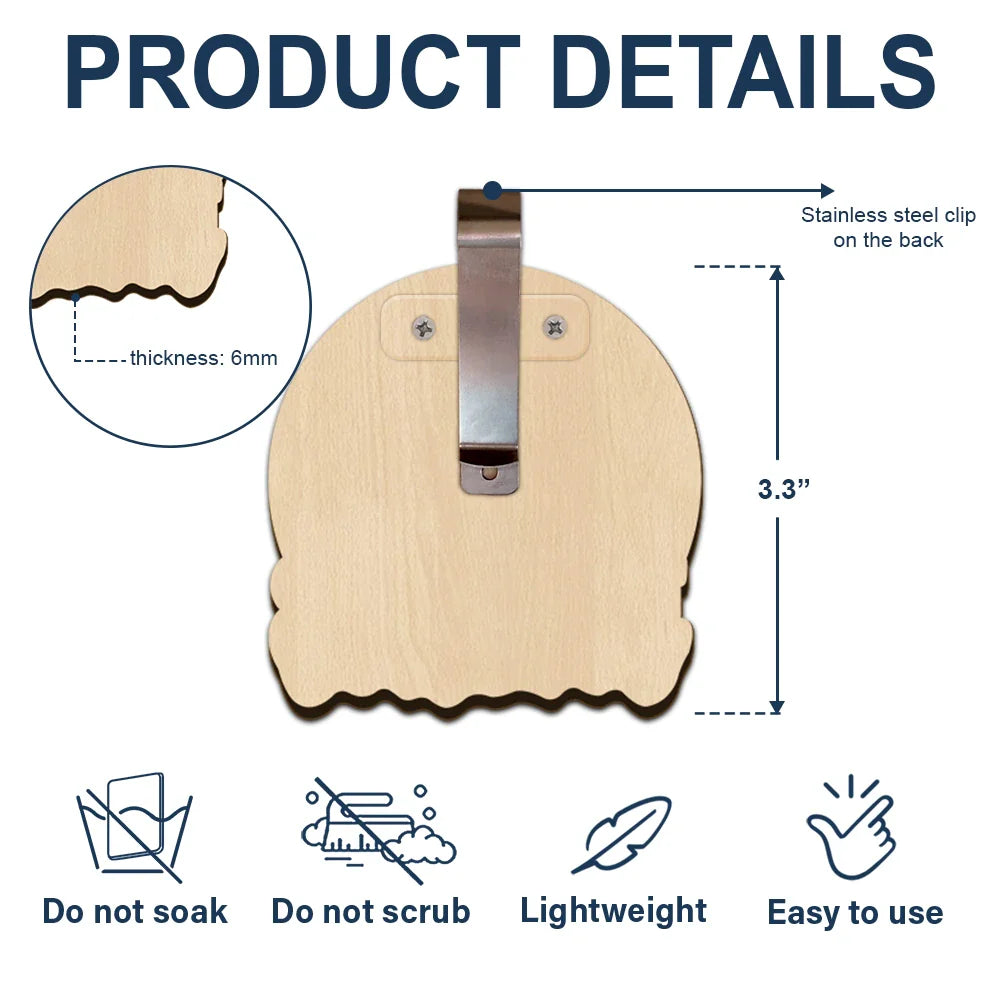 Bestie Sisters Forever - Personalized Custom Shaped Car Visor Clip