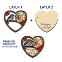 Sad,Family,Parents,Gift For Grandparents,Gift For Sibling - Custom Photo Memorial I'm Always With You - Personalized Custom Shaped Car Visor Clip