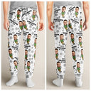 Golf, Sport Dad, Funny, Gift For Father, Gift For Grandpa, Gift For Yourself, Gift For Men - Custom Photo Best Daddy By Par Funny Face Golf Lover - Personalized Pajama Pants
