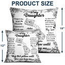 Long Distance,Gift For Mother,Gift For Daughter,Love,Mom - Daughters (Adult),Gift For Grandma,Grandma - Grandkids,Gift For Grandkids - I Hug This Soft Pillow Toile Pattern - Personalized Pillow