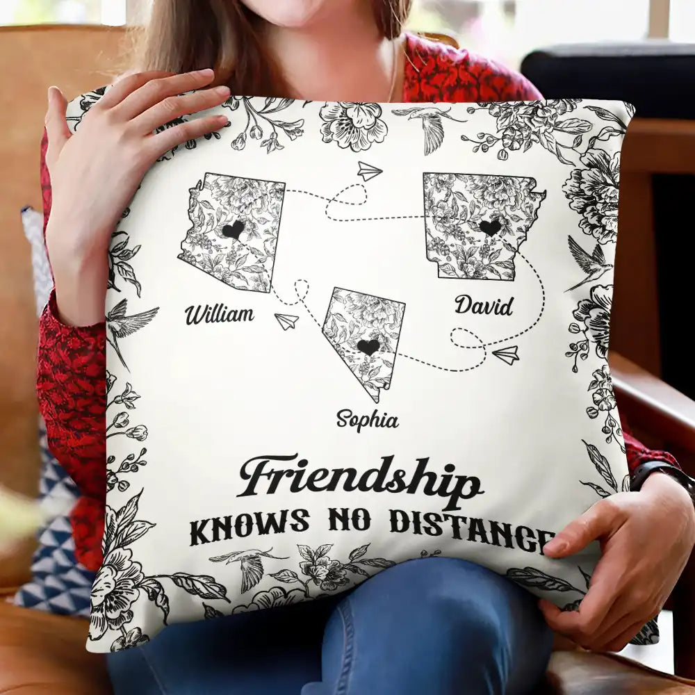 Long Distance,Gift For Bestie,Love - Great Friends Are Hard To Find - Personalized Pillow