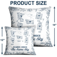 Long Distance,Gift For Bestie,Love - Great Friends Are Hard To Find - Personalized Pillow