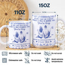 Love,Gift For Wife,Gift For Husband,Gift For Couples,Gift For Boyfriend,Gift For Girlfriend - In Case I Don't Say It Enough Couples Toile - Personalized White Edge-to-Edge Mug