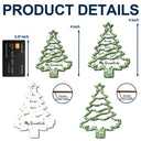 Christmas,Family,Parents,Happy,Gift For Grandparents,Gift For Sibling - Christmas Tree Family Sibling Bestie Toile - Personalized 2-Layered Wooden Ornament