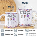 Gift For Bestie,Gift For Sisters,Gift For Women,Gifts For Colleagues,Happy - Best Friends It's Not What We Have In Life Birth Flower - Personalized White Edge-to-Edge Mug