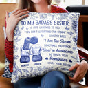 Happy,Mom - Daughters (Adult),Gift For Daughter - If Fate Whispers To You Daughter Granddaughter - Personalized Pillow