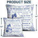 Happy,Mom - Daughters (Adult),Gift For Daughter - If Fate Whispers To You Daughter Granddaughter - Personalized Pillow