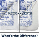 Love,Gift For Bestie,Gift For Sisters,Gift For Daughter - I Filled It With My Wishes Bestie Sister Toile - Personalized Fleece Blanket, Sherpa Blanket