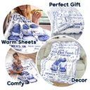 Gift For Bestie,Gift For Sisters,Gift For Sibling,Happy - Best Friends Forever Connected By Heart Toile - Personalized Fleece Blanket, Sherpa Blanket