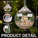 Sad,Memorial,Dog Lovers,Pet Lovers,Cat Lovers,Christmas - They Still Talk About You Memorial Dog Cat - Personalized Glass Ornament With Silver Cap