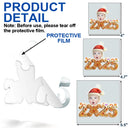 New baby,New Mom,New Dad,Funny,Parents,Gift For Kids,Gift For Grandkids - Custom Photo Gingerbread Funny Baby First Christmas - Personalized Custom Shaped Acrylic Ornament