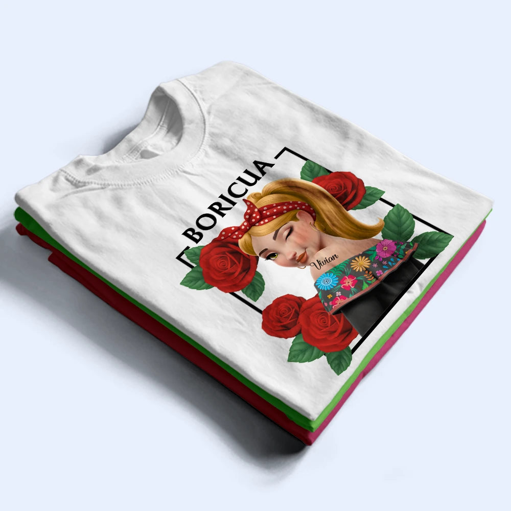 Gift For Bestie, Gift For Sisters, Gift For Yourself, Gift For Women, Happy, Hispanic - Hispanic Woman Latinos - Personalized T Shirt