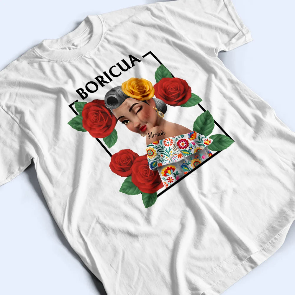 Gift For Bestie, Gift For Sisters, Gift For Yourself, Gift For Women, Happy, Hispanic - Hispanic Woman Latinos - Personalized T Shirt