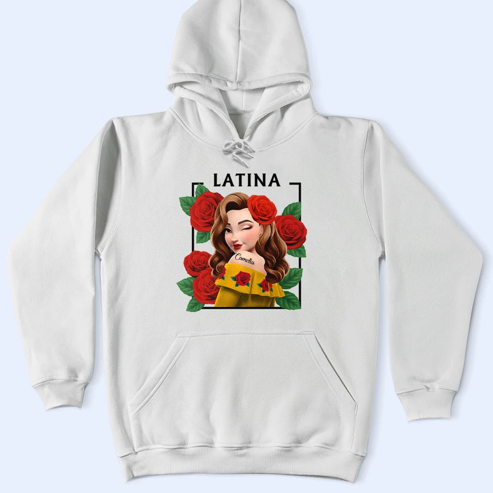 Gift For Bestie, Gift For Sisters, Gift For Yourself, Gift For Women, Happy, Hispanic - Hispanic Woman Latinos - Personalized T Shirt