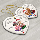 Love, Gift For Couples, Gift For Husband, Gift For Wife, Gift For Boyfriend, Gift For Girlfriend, Christmas - I Would Choose To Be My Husband In Every Lifetime - Personalized Heart Ceramic Ornament