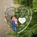 Love, Gift For Couples, Gift For Husband, Gift For Wife, Married - I Would Choose To Be My Husband In Every Lifetime - Personalized Glass Ornament