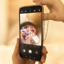 Gift For Couples,Gift For Wife,Gift For Girlfriend,Love,LGBT,Gift For Women - Custom Photo You & Me We Got This Couple - Personalized Bubble Projection Necklace