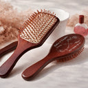 Gift For Women,Gift For Mother,Gift For Daughter,Mom,Daughters,Love - Infinity Birth Flower Mother And Daughter Forever Linked Together - Personalized Wooden Hair Brush