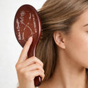 Gift For Women,Gift For Mother,Gift For Daughter,Mom,Daughters,Love - Infinity Birth Flower Mother And Daughter Forever Linked Together - Personalized Wooden Hair Brush