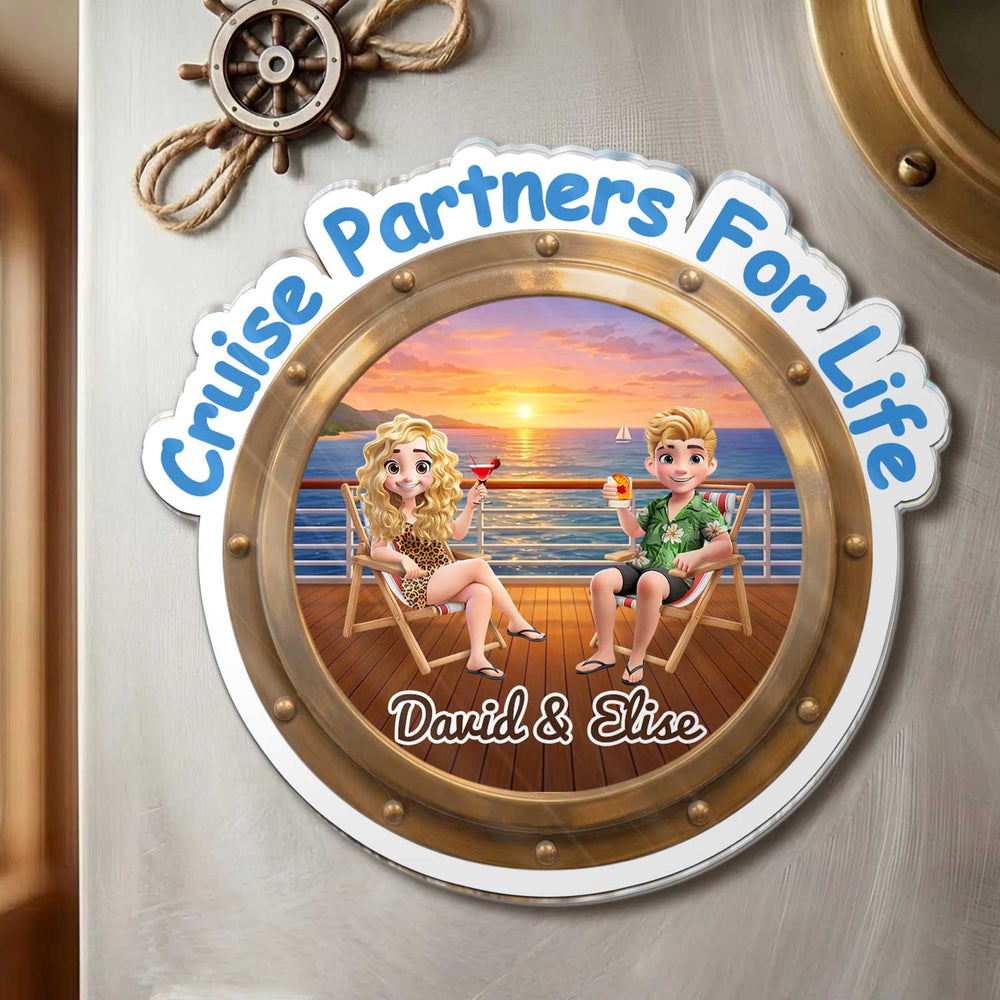 Making Memories Cruise At A Time - Personalized Acrylic Magnet