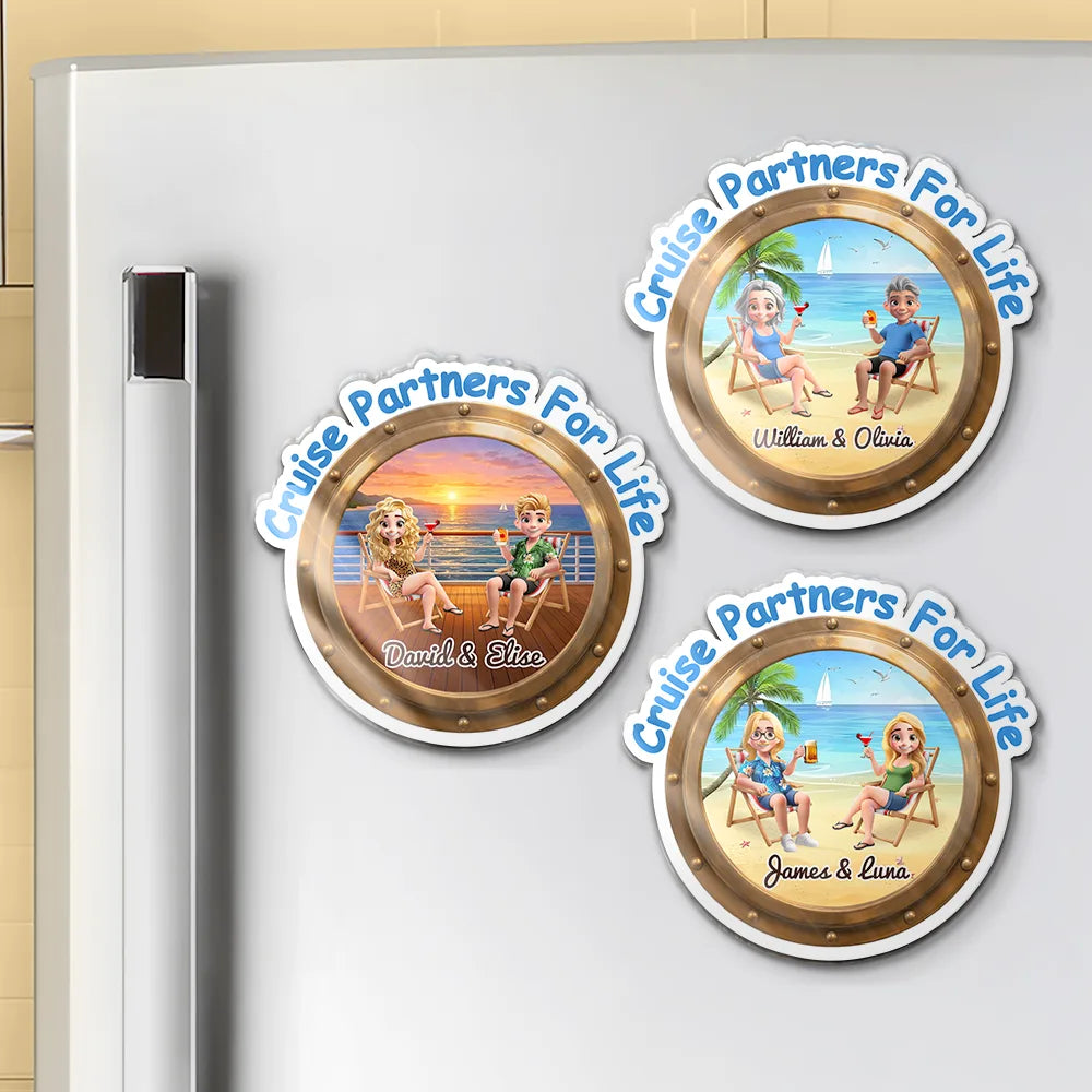 Making Memories Cruise At A Time - Personalized Acrylic Magnet