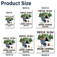 Camping,Campsite,Couple's Hobby,Happy,Gift For Couples - Making Memories One Campsite At A Time - Personalized Decor Decal