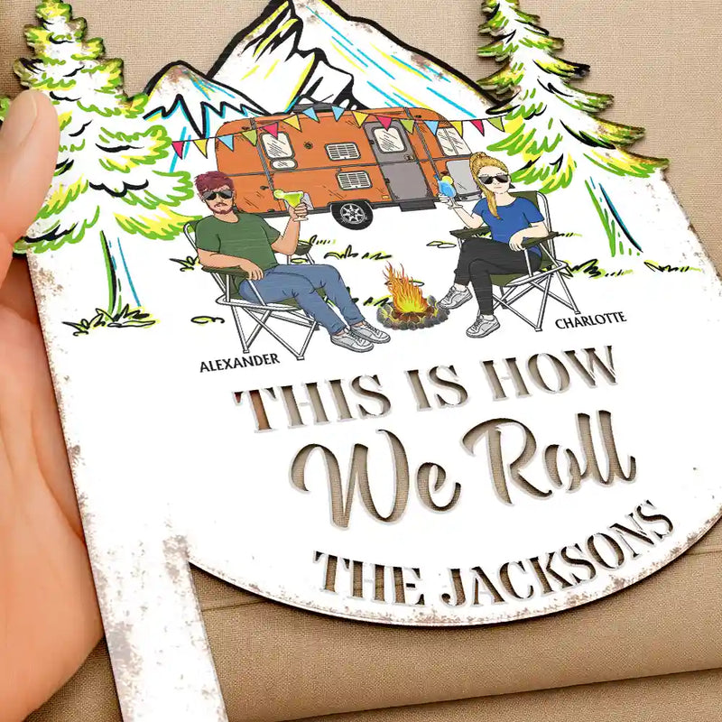 Camping, Campsite, Family - Making Memories One Campsite At A Time - Personalized Metal Garden Stake