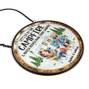 Camping, Campsite, Couple's Hobby, Happy, Gift For Couples - Making Memories One Campsite At A Time - Personalized Stained Glass Window Hanging Suncatcher