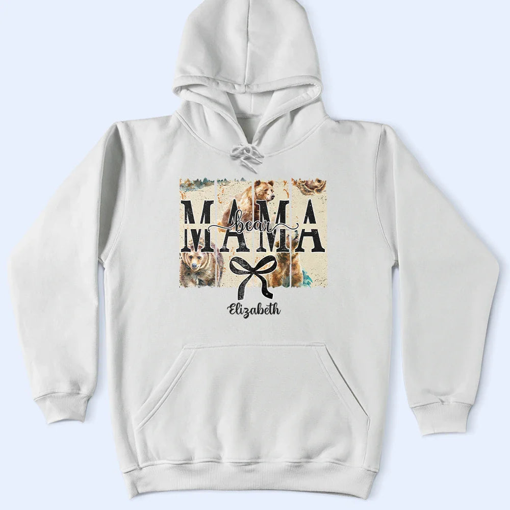 Gift For Mother - Mama Bear - Personalized T Shirt
