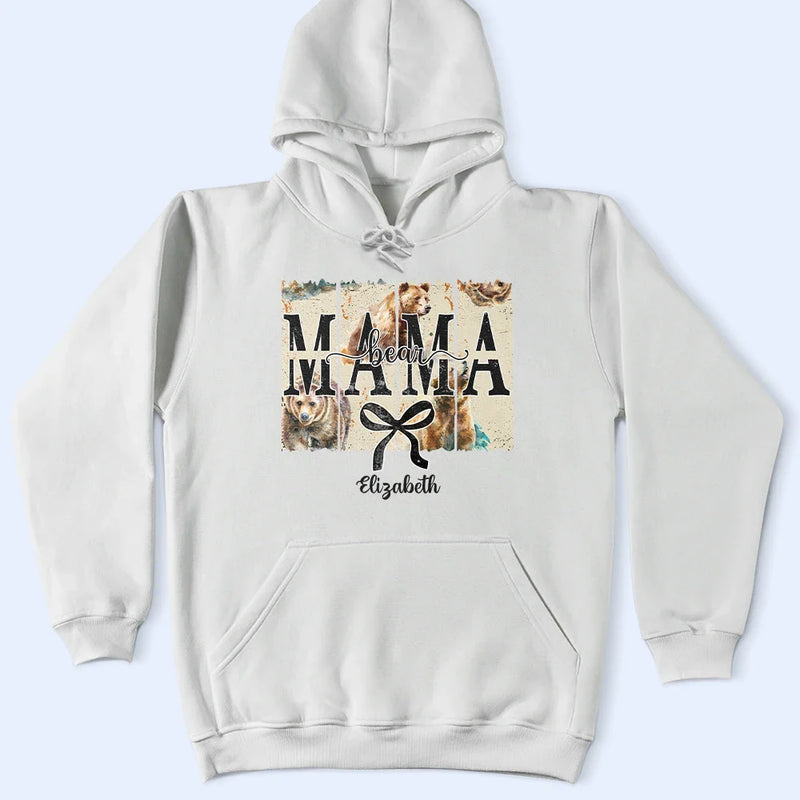 Gift For Mother - Mama Bear - Personalized T Shirt
