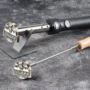 Family, Funny - Mama Papa Saurus - Personalized Grilling Branding Stamp