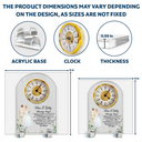 Marriage Prayer - Personalized Acrylic Desk Clock