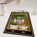 Pet Lovers, Love - Medieval Portrait Art Pet Memorial Dog Cat - Personalized Vertical Stained Glass Suncatcher