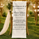 Sentimental,Family,Wedding,Custom Text - Memorial Always Remembered Always Loved - Personalized Chair Sign