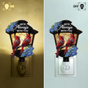 Memorial,Sad,Gift For Yourself,Gift For Daughter,Gift For Son - Memorial Cardinal Lantern - Personalized Plug-in Night Light