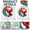 Sad,Memorial,Family,Parents,Gift For Grandparents,Gift For Sibling - Memorial I'm Always With You - Personalized Rainbow Suncatcher With Crystal Ball Prism