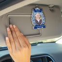 Custom Photo,Memorial,Sad - Custom Photo Memorial I'm Always With You Vintage Mirror Frame - Personalized Custom Shaped Acrylic Car Visor Clip