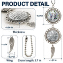 Memorial,Gift For Mother,Family,Sad,Gift For Father - Memorial My Mind Still Talks To You - Personalized Photo Pendant Charm
