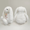 Memorial,Pregnant Mom,New Mom,New Dad,New baby,Parents - Memorial Sent With A Kiss From My Great Grandma In Heaven - Personalized Soft Toy Bunny
