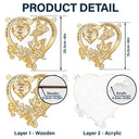 Memorial,Family,Gift For Men,Gift For Women,Sad,Top Market - Memorial Your Wings Were Ready Diamond 3D Effect - Personalized Window Hanging Suncatcher Ornament