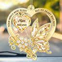 Memorial,Family,Gift For Men,Gift For Women,Sad,Top Market - Memorial Your Wings Were Ready Diamond 3D Effect - Personalized Acrylic Car Hanger