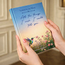Memorial Loved One,Christmas,Sympathetic,Family,Memorial,Icon - Memorial Letters To Loved One In Heaven All The Things I Wish I Could Tell You - Personalized Hardcover Journal