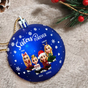 Gift For Bestie, Christmas, Happy - Merry Christmas My Besties - Personalized Ball Ornament