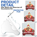 Pet Lovers,Christmas,Funny,Dog Lovers - Merry Woofmas 3D Effect Dog - Personalized Custom Shaped Acrylic Ornament