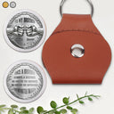 Gift For Brothers,Cousin,Gift For Sibling,Non-Eng,Icon,Proud - Metal Effect Always A Brother - Personalized Leather Pocket Hug