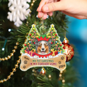 Pet Lovers, Cat Lovers, Dog Lovers - My First Christmas In My Forever Home Dogs Cats - Personalized Custom Shaped Acrylic Ornament
