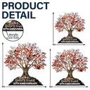 Old Couples,Wedding Anniversary,Love - Precious Couple Anniversary Stained Glass Effect - Personalized Window Hanging Suncatcher Ornament