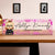 Gift For Bestie, Gift For Sisters, Gifts For Colleagues - Floral Woman Man Office - Personalized Desk Name Plate